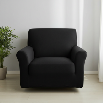 Black 1 Seater Sofa Cover