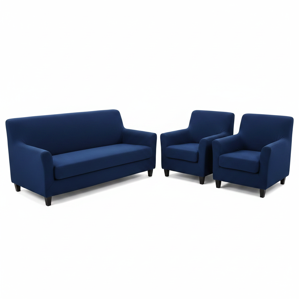 Navy Blue 5 Seater Sofa Cover