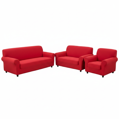 Red 6 Seater Sofa Cover