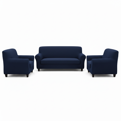 Navy Blue 7 Seater Sofa Cover
