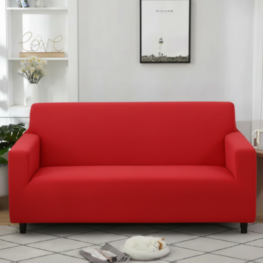 Red 5 Seater Sofa Cover