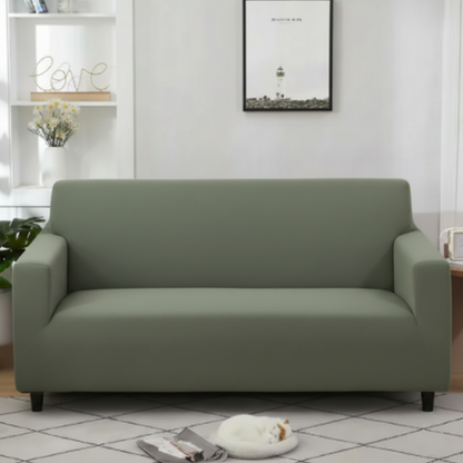 Army Green 5 Seater Sofa Cover