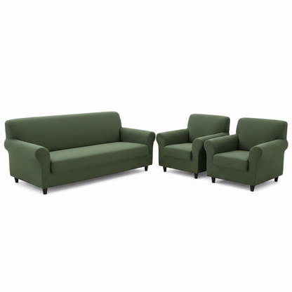 Olive Green 5 Seater Sofa Cover