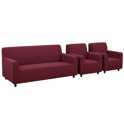 Maroon 5 Seater Sofa Cover