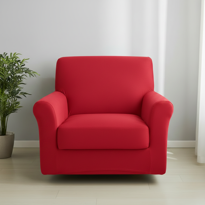 Red 1 Seater Sofa Cover