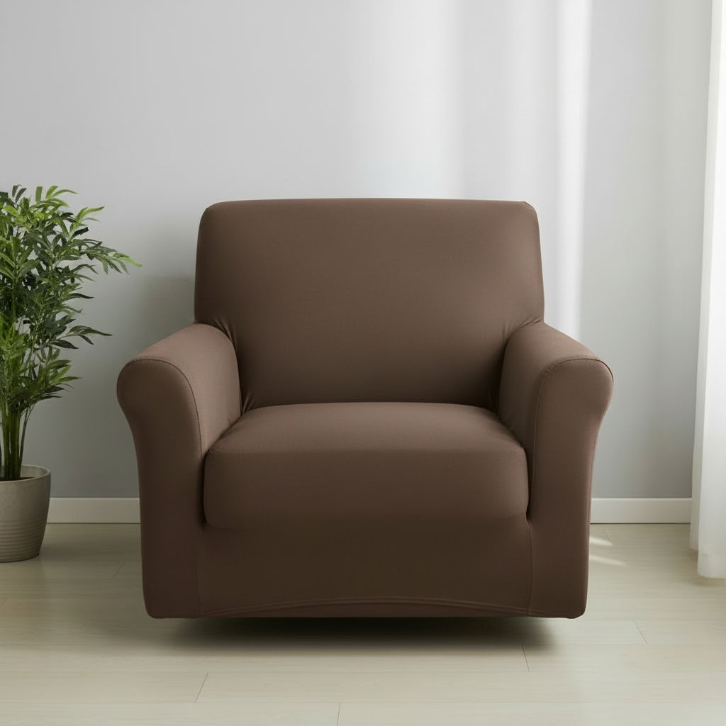 Brown 1 Seater Sofa Cover