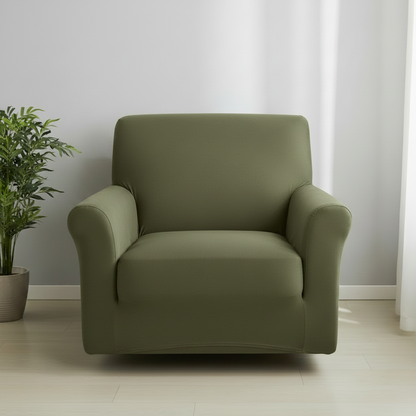 Olive Green 1 Seater Sofa Cover